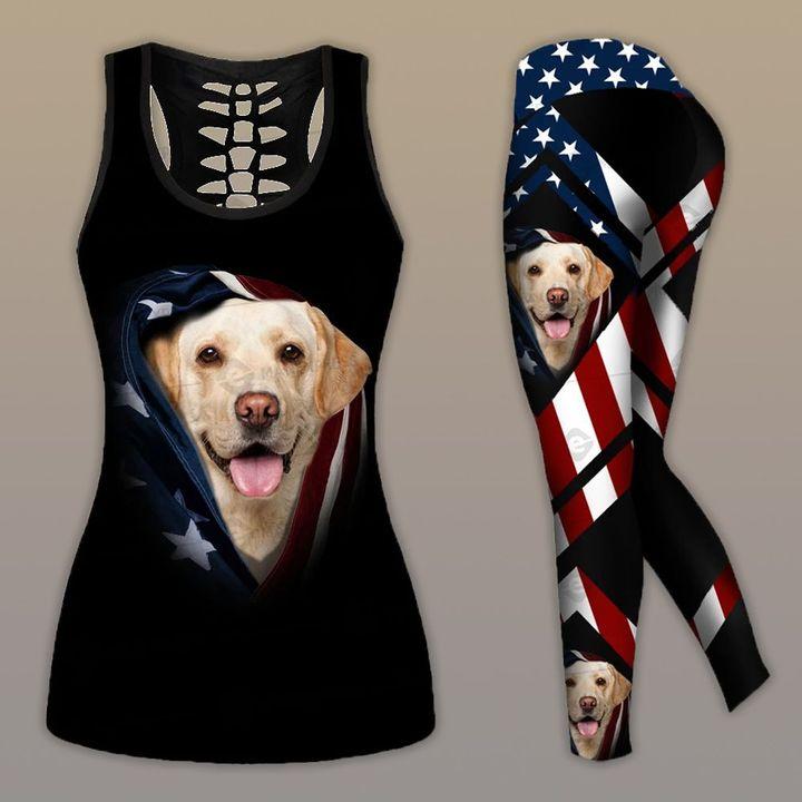 Labrador Dog Combo Tank + Legging TA032015-Apparel-TA-S-S-Vibe Cosy™