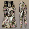 Pitbull Sunflower Combo Tank + Legging TA032011-Apparel-TA-S-S-Vibe Cosy™