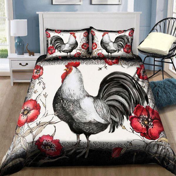 ROOSTER BEDDING SET-HP-Bedding-HP Arts-Twin-Vibe Cosy™