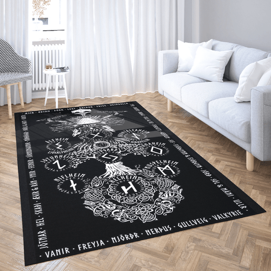Viking 3D All Over Printed Rug