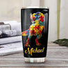 Autism Awareness Stainless Steel Tumbler Custom Name XT 06032101.CXT