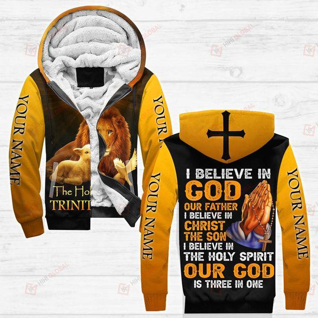 Jesus-I Believe In God Persionalized 3D All Over Printed Shirts