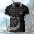 Viking 3D All Over Printed Polo