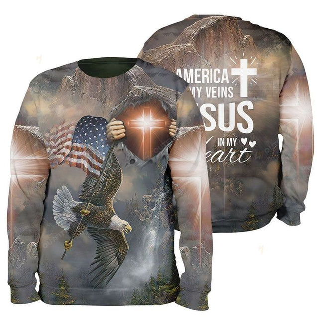 Jesus 3D All Over Printed Unisex Shirts