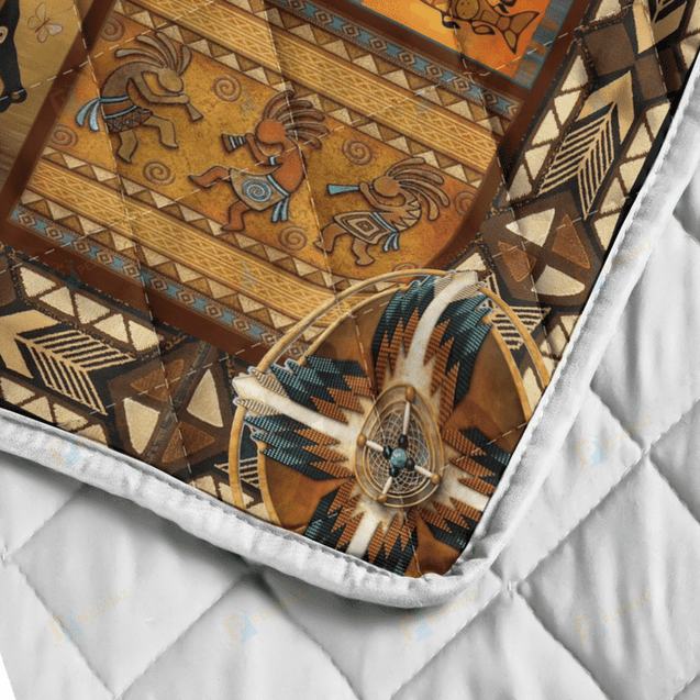 Native American 3D All Over Printed Quilt