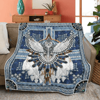 Native American 3D All Over Printed Quilt