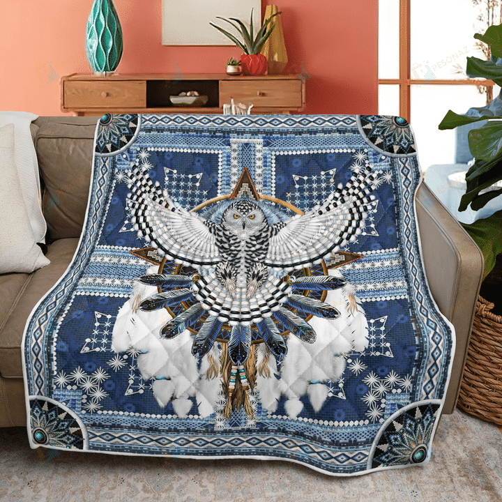 Native American 3D All Over Printed Quilt