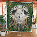Native American 3D All Over Printed Quilt