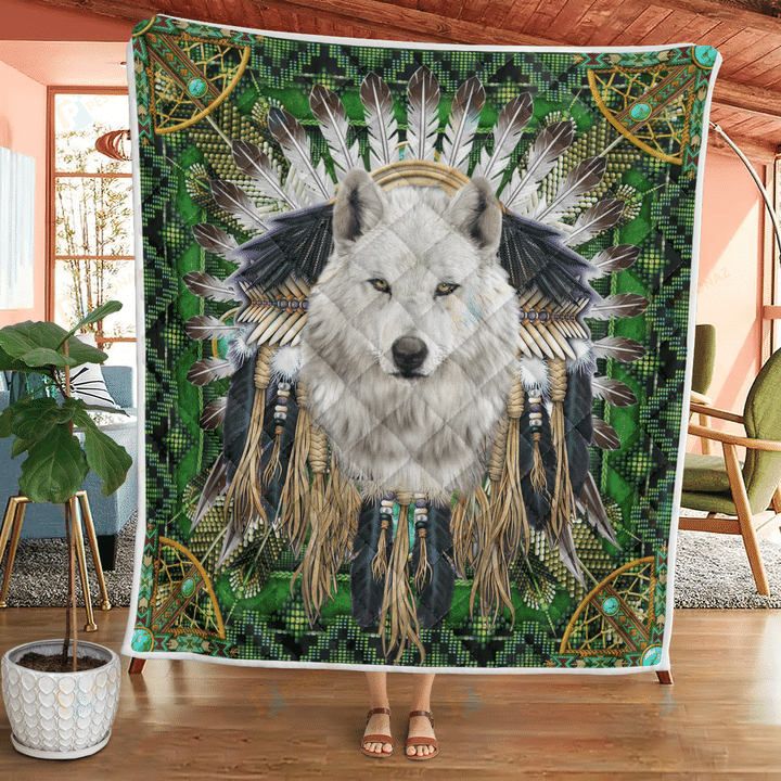 Native American 3D All Over Printed Quilt
