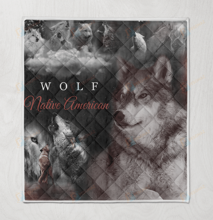 Native American 3D All Over Printed Quilt