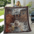 Native American 3D All Over Printed Quilt