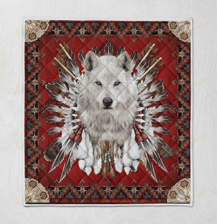 Native American 3D All Over Printed Quilt