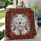 Native American 3D All Over Printed Quilt
