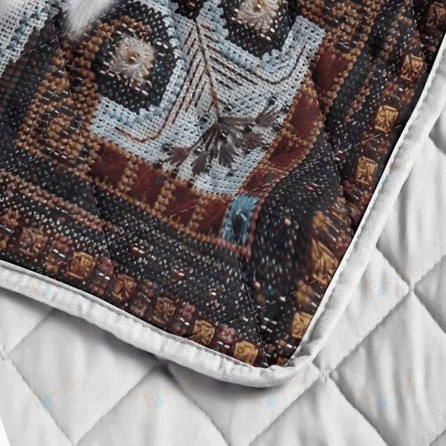 Native American 3D All Over Printed Quilt