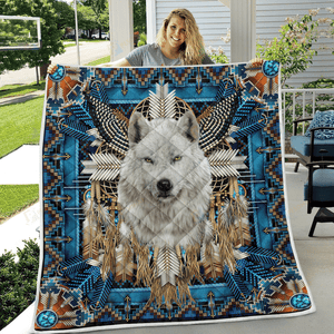 Native American 3D All Over Printed Quilt