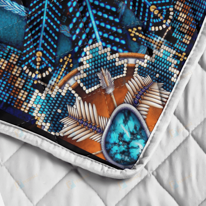 Native American 3D All Over Printed Quilt