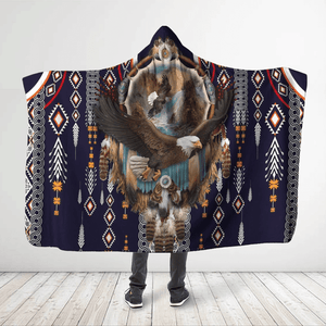 Native American Hooded Blanket