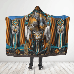 Native American Hooded Blanket