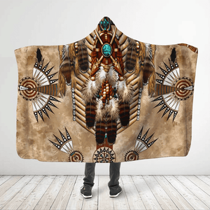 Native American Hooded Blanket