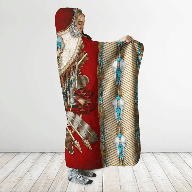 Native American Hooded Blanket