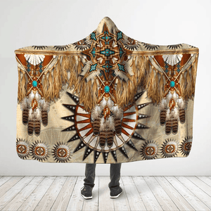 Native American Hooded Blanket