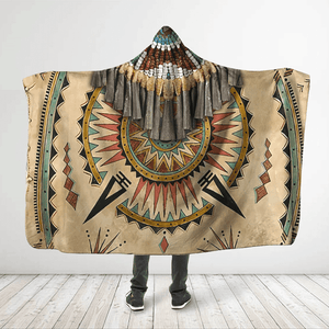 Native American Hooded Blanket