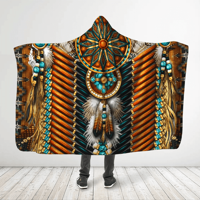 Native American Hooded Blanket