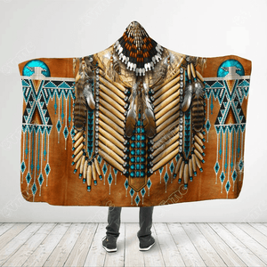 Native American Hooded Blanket