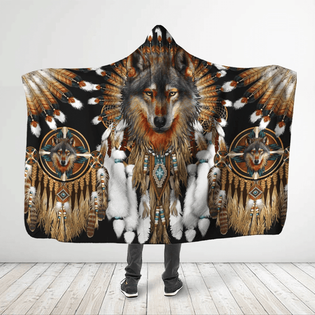 Native American Hooded Blanket