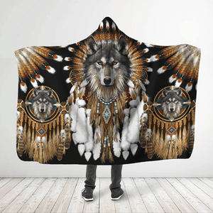 Native American Hooded Blanket