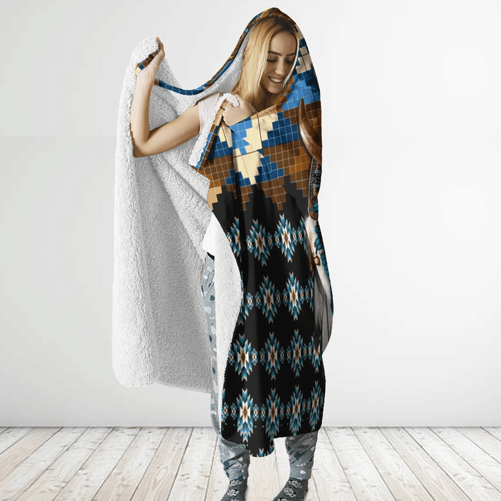 Native American Hooded Blanket