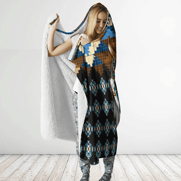 Native American Hooded Blanket