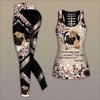 Pug Dog Combo Tank + Legging TA033004-Apparel-TA-S-S-Vibe Cosy™