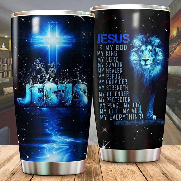 Jesus Is My Everything Stainless Steel Tumbler 20 Oz TA040214-Tumbler-TA-Vibe Cosy™