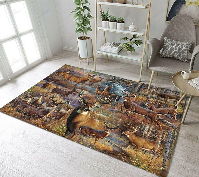 Deer Rug TA07292002-Rug-TA-3'x5'-Vibe Cosy™