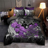 Eternal Skull Love Purple Roses SU120603-Quilt-SUN-King-Vibe Cosy™