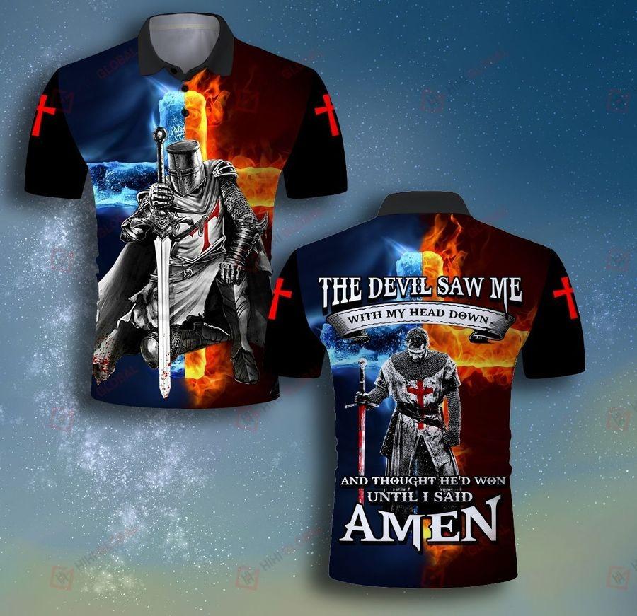 Until I Said Amen Knight Templar 3D All Over Printed Shirts For Men and Women TA063001-Apparel-TA-POLO-S-Vibe Cosy™