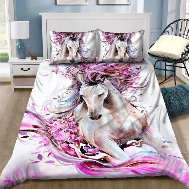 Love Horse Bedding Set DQB07242001-Quilt-TA-Twin-Vibe Cosy™