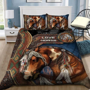 Love Horse Bedding Set TR130502-Quilt-TA-Twin-Vibe Cosy™