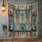 Native American 3D All Over Printed Quilt