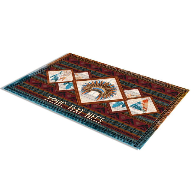 Native American 3D All Over Printed Rug