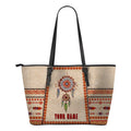 Native American 3D Printed Canvas Tote Bag