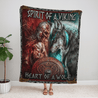 Viking 3D All Over Printed Blanket