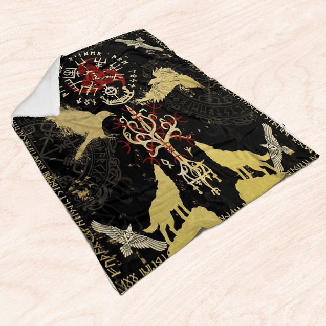 Viking 3D All Over Printed Rug