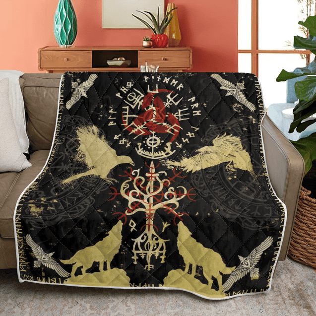 Viking 3D All Over Printed Blanket