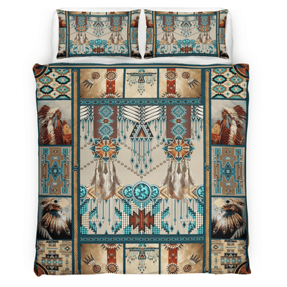 Native American 3D All Over Printed Bedding Set