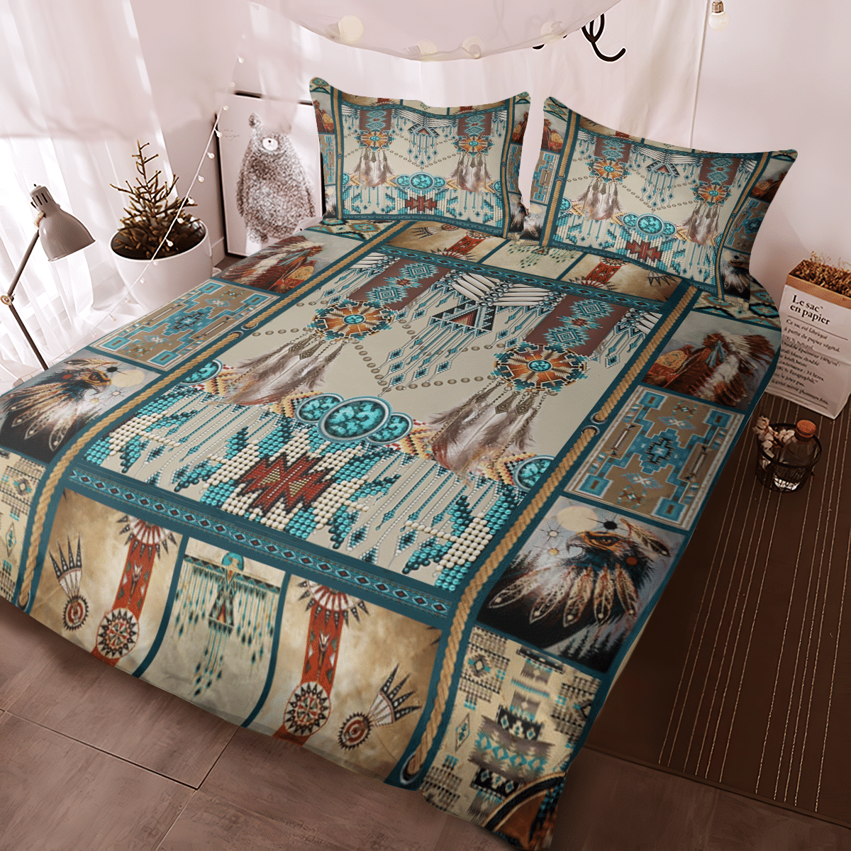 Native American 3D All Over Printed Bedding Set