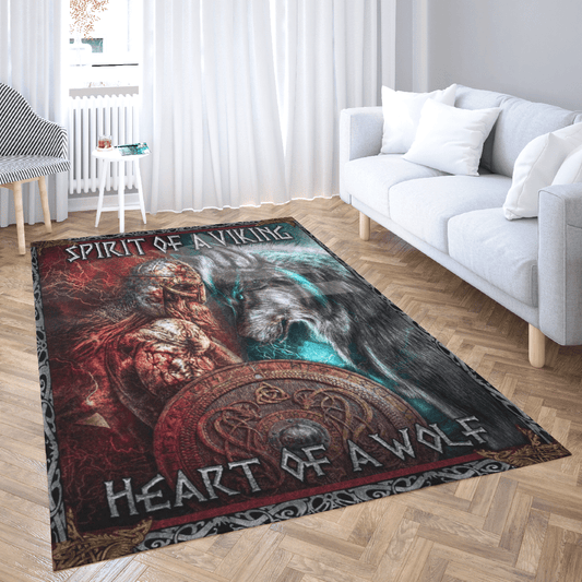 Viking 3D All Over Printed Rug