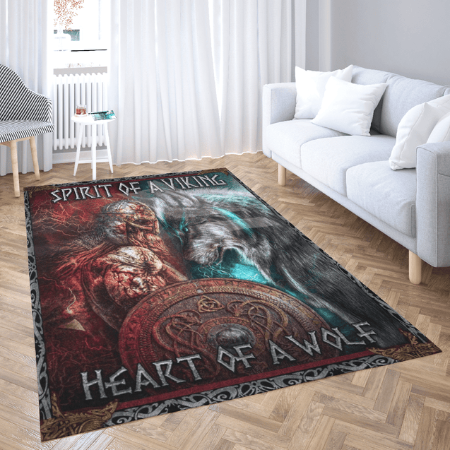 Viking 3D All Over Printed Rug