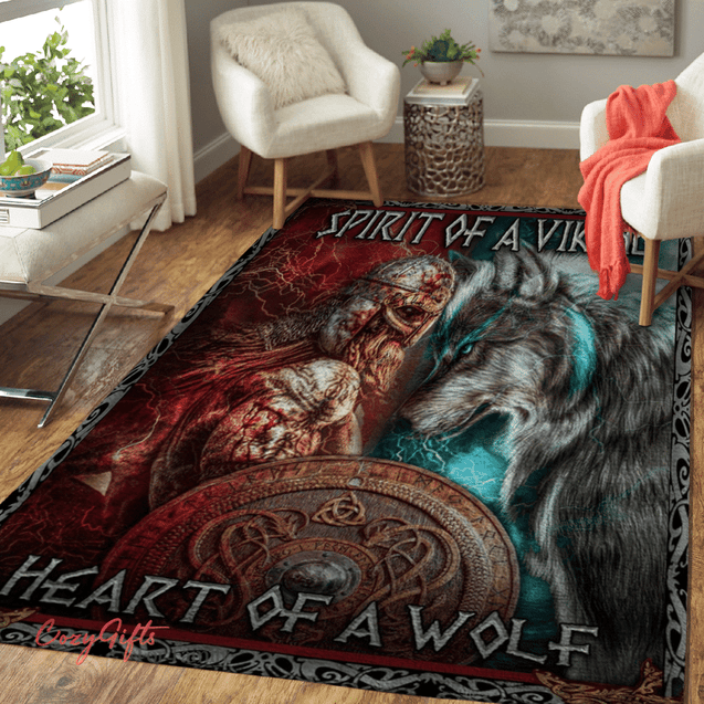 Viking 3D All Over Printed Rug